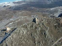 Aerial photo of Rocca di Calascio