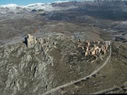 Aerial photo of Rocca di Calascio