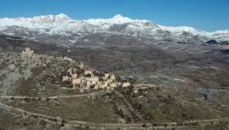 Aerial photo of Rocca di Calascio