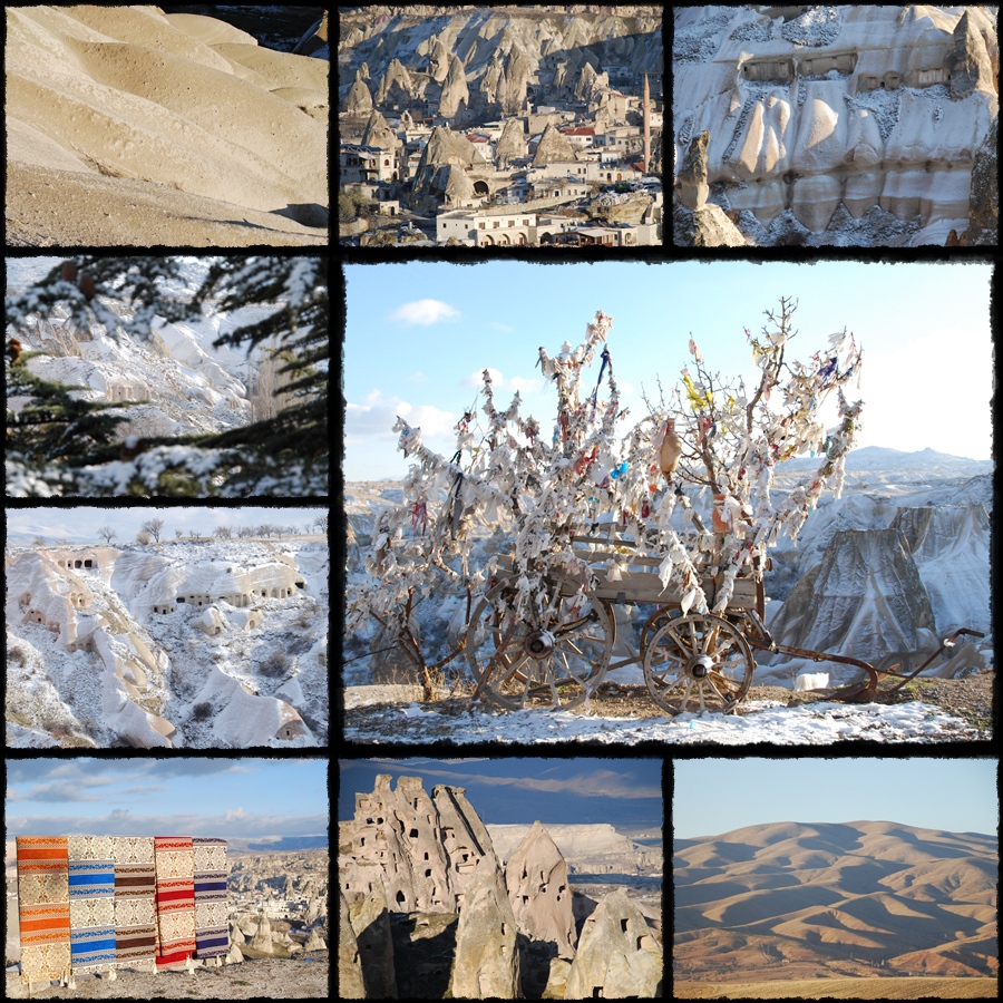 pigeons valley, dolina golebia, valle dei piggioni, cappadocia with snow, kapadocja pod sniegiem, snieg w kapadocji, cappadocia sotto la neve, cammini delle fate, open air museum