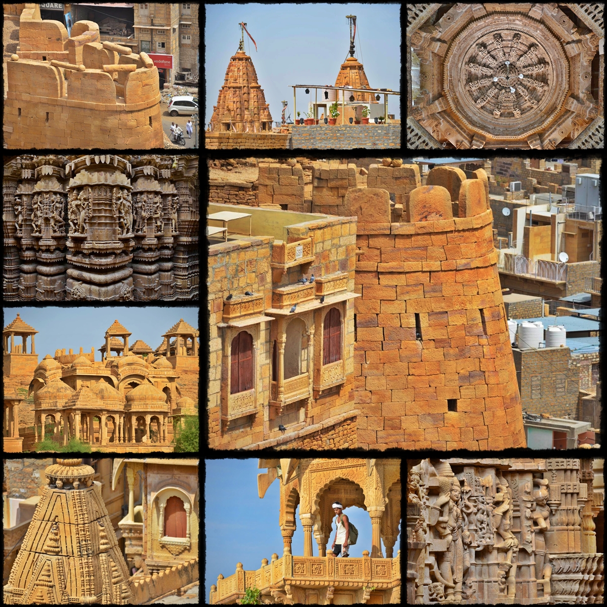 THE GOLDEN CITY OD JAISALMER > GADSISAR LAKE > JAISALMER FORT > Rishabhadeva Temple > Jain Sambhavnath temple > decorated merchant's houses facades > SAM VILLAGE, NEAR PAKISTAN BORDER > CAMMEL RIDE IN THE THAR DESERT