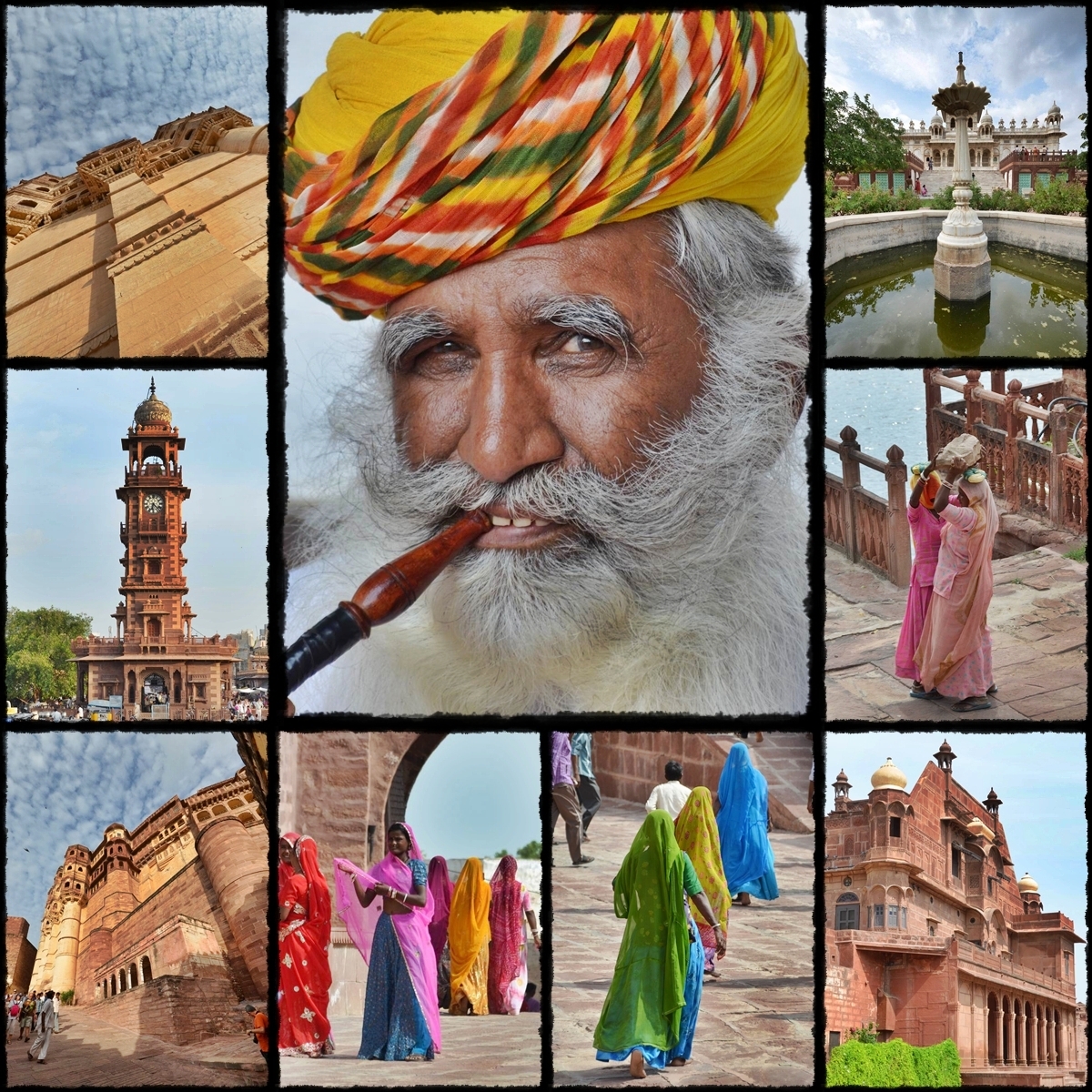 JAISALMER, POKHRAN FORT, THE BLUE CITY OF JODHPUR,; JASWANT THADA MAUSOLEUM, MEHRANGARH FORTRESS, SADAR BAZAR JODHPUR