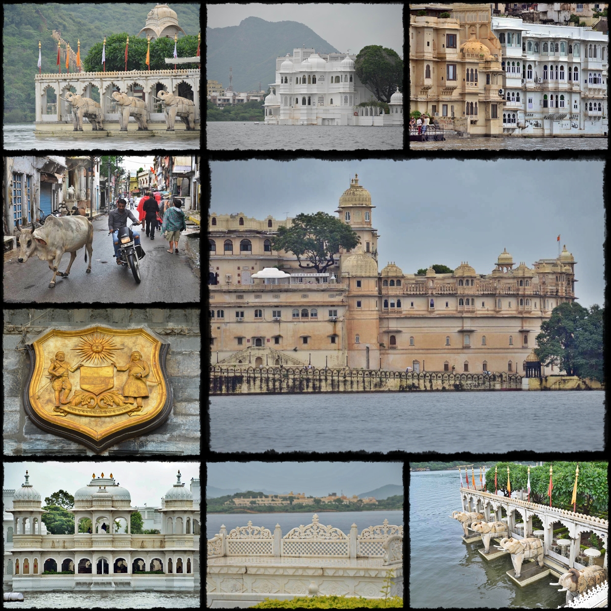 THE WHITE CITY OF UDAIPUR (CITY OF LAKES) CITY PALACE > MAHARANA MUSEUM > JAGDISH TEMPLE > PICHOLA LAKE CRUISE > JAG MANDIR UDAIPUR (LAKE GARDEN PALACE ON LAKE PICHOLA)