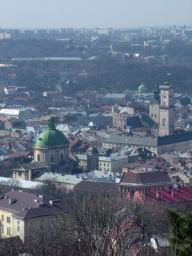panorama Lwowa, widok z wysokiego zamku