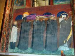 Malowidla wewnatrz Katedry Ormiańskiej, Fresk Rosena Pogrzeb św. Odilona