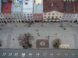 Lviv Historic Center. UNESCO World Heritage Site, lwowski rynek z lotu ptaka