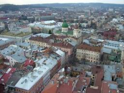 panorama Lwowa z Ratusza