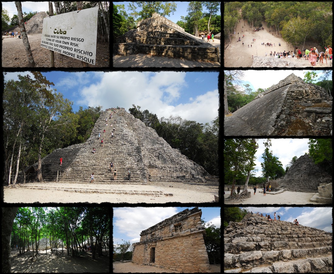coba, koba, mayan, maja, maya, the tallest pyramid, yucatan penisola, nohoch mul, najwyzsza piramida, jukatan, dzungla, foresta, climbing the pyramide,  