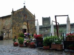 Monteriggioni simple Romanesque church