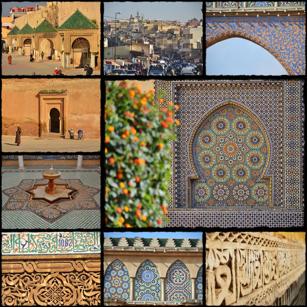 morocco, maroco, maroko, marocco, meknes, bab mansour, medina, moulay idriss, volubilis