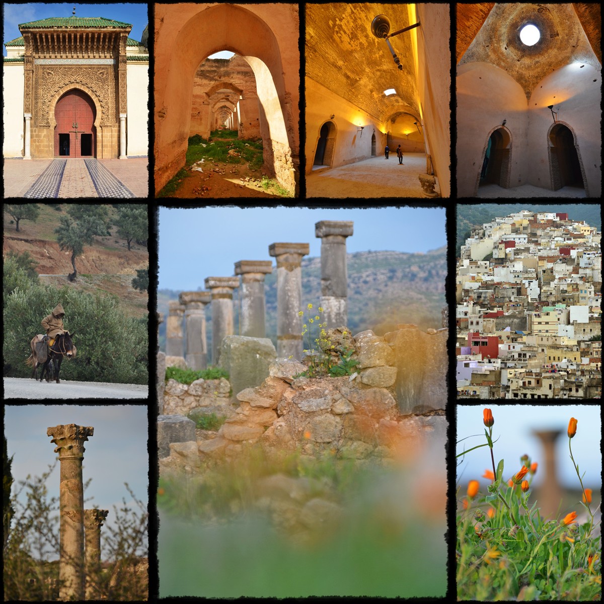 morocco, maroco, maroko, marocco, meknes, bab mansour, medina, moulay idriss, volubilis