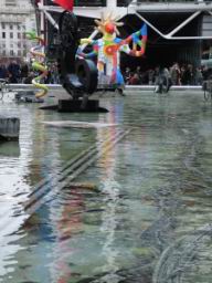 Sculptures on the Georges Pompidou Place