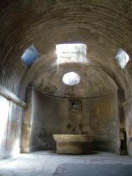 Calidarium delle Terme del Foro. Pompei. Pompeje