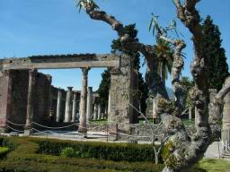 Ruins of Pompei. La casa del Fauno