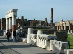 Ruins of Pompei. Foro