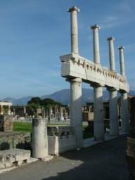 ruiny pompeji, foro pompei, forum