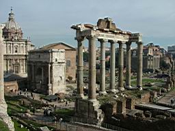 Temple of Saturn, Arch of Septimius Severus