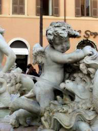 Fontana del Nettuno. Piazza Navona