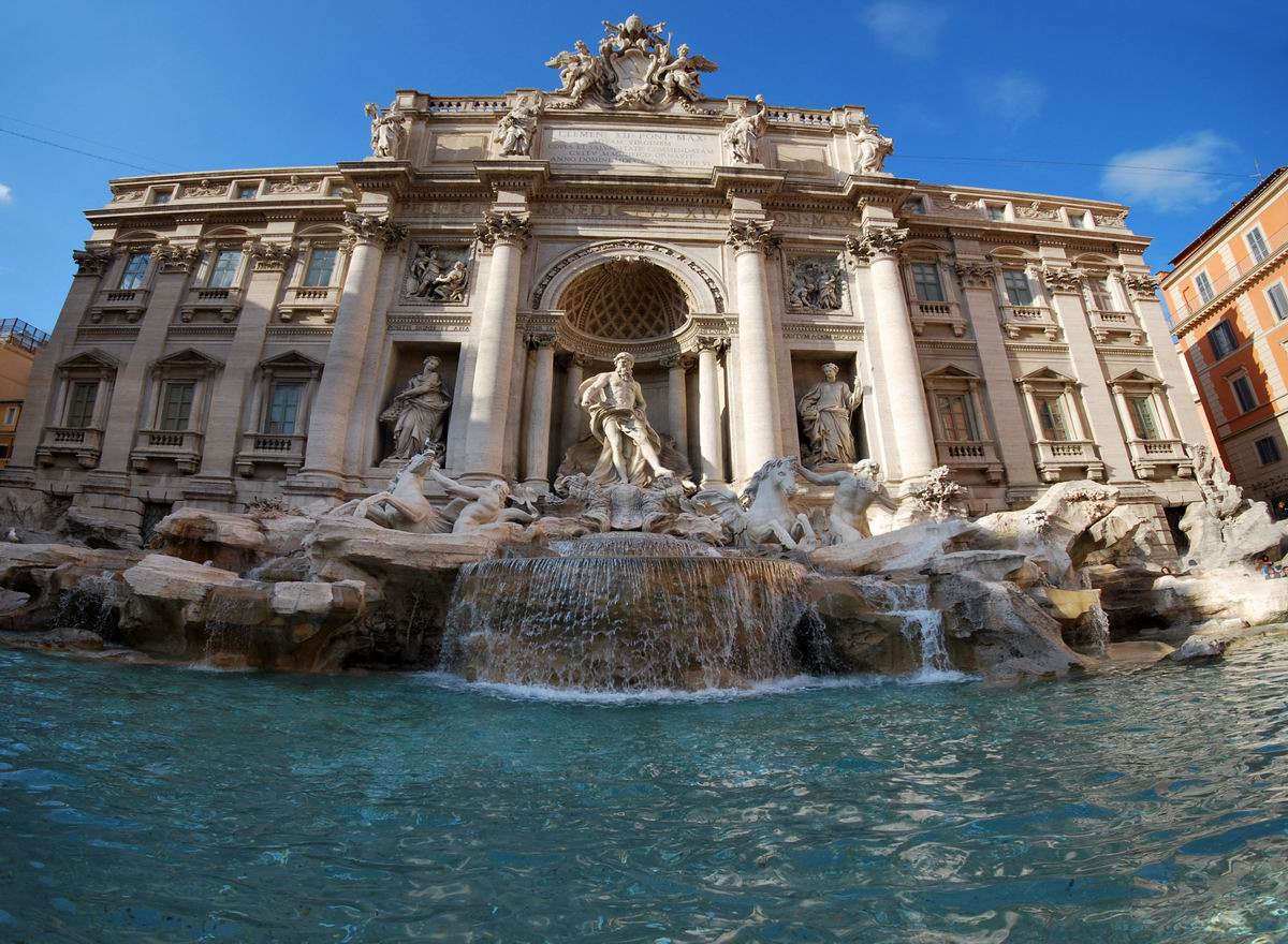 Fontana di Trevi, trevi fontanna