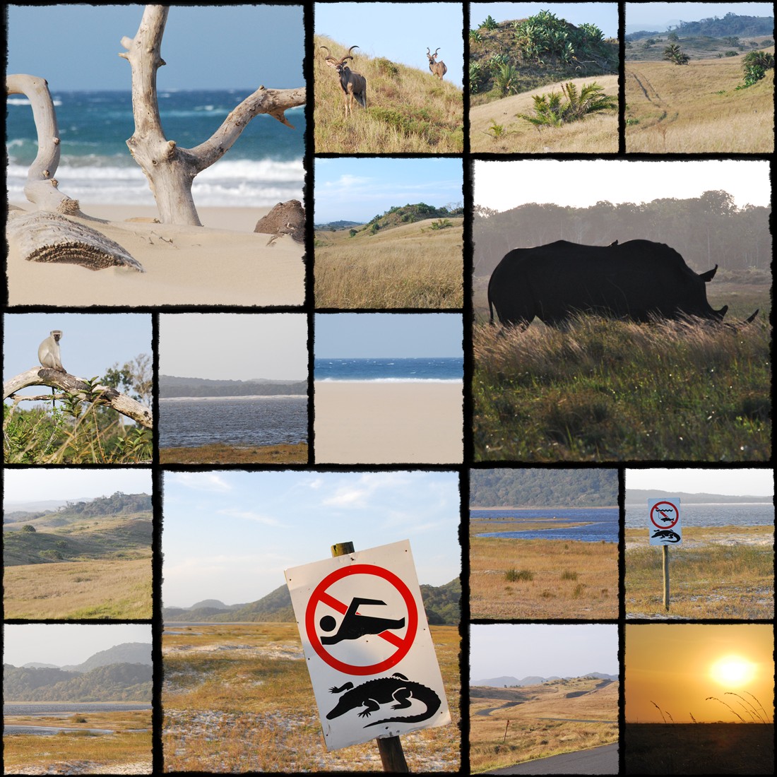 Kwa-Zulu Natal, Rejs po Greater St. Lucia Wetland Park, UNESCO site, Plae Oceanu Indyjskiego w okolicach Santa Lucia, iSimangaliso Wetland Park, Mission Rocks, Lake Bhangazi, rpa, republika poludniowej afryki, sud africa