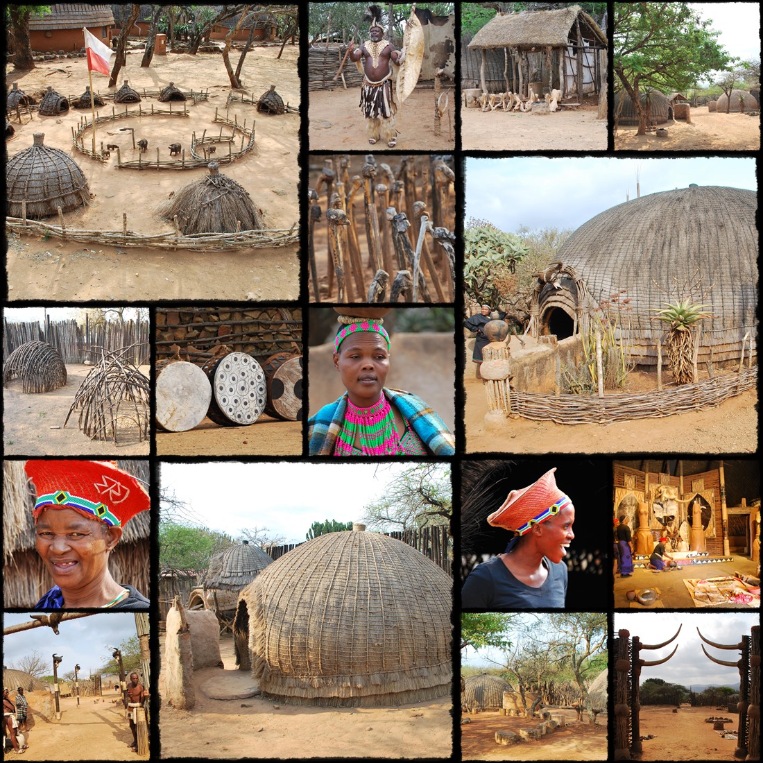 hluhluwe, infolozi national park, infolozi, shakaland, wioska zulu, zuluska, zulu village