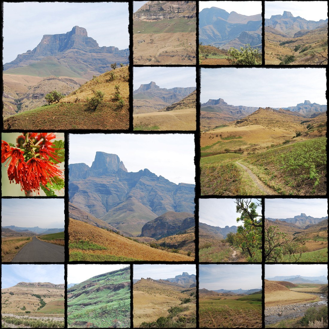 Drakensberg, drakensberg escarpment, Gry Smocze, Amphitheatre Peak, Cathedral Peak, uKhahlamba Drakensberg Park