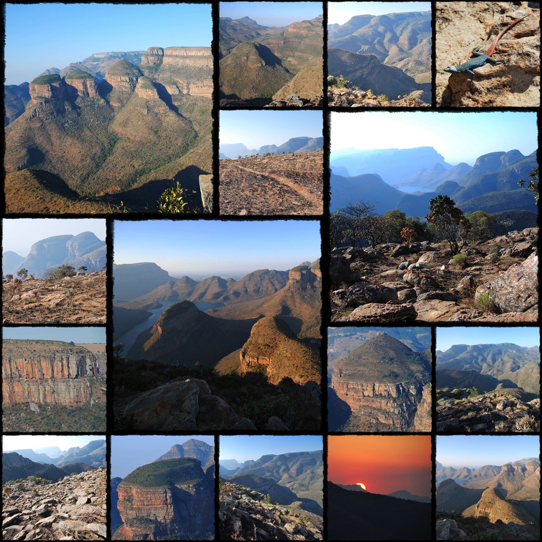 Region Mpumalanga, Mac-Mac Waterfalls, Pilgrim's-Rest, Lisbon Falls, Berlin Falls, The Pinnacle View, God's Window, Blyde River Canyon Nature Reserve, Drakensberg Escarpment, Three Rondavels, alto veld, high veld, drakensberg escarpment