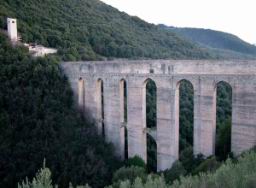 Spoleto Ponte di Due Torri, two towers bridge spoleto