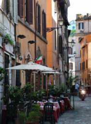 Typical Trastevere street