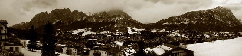 Cortina d'Ampezzo panoramic